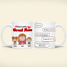Load image into Gallery viewer, Personalized Great Mom Coffee Mug - Perfect Gift For Mother's Day Coffee Mug PopCulturePrints
