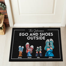Load image into Gallery viewer, Personalized Sneakers Family Doormat - Custom Gift for Families Doormat PopCulturePrints