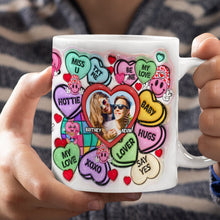 Load image into Gallery viewer, Personalized 3D Inflated Coffee Mug - 'Miss You My Love' for Couples Coffee Mug PopCulturePrints