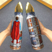 Load image into Gallery viewer, Custom Superhero Dad Bullet Tumbler - Personalized Father's Day Gift Tumbler Cup PopCulturePrints