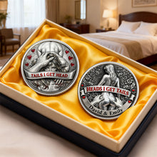 Load image into Gallery viewer, “Love's Playful Choice” - Personalized Funny Coin Set for Couples Coin PopCulturePrints