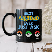 Load image into Gallery viewer, Best PokeDad Ever Personalized Coffee Mug Coffee Mug PopCulturePrints