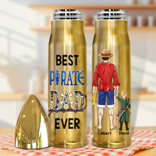Load image into Gallery viewer, Customized Bullet-shaped Tumbler for Dad - Best Pirate Theme Tumbler Cup PopCulturePrints