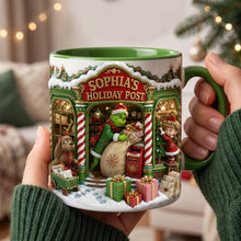Load image into Gallery viewer, "Spread Holiday Cheer!" - Personalized Holiday Post Coffee Mug - Custom Gift for Friends, Family & Loved Ones