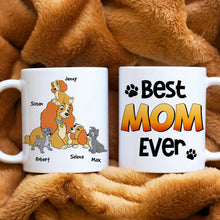 Load image into Gallery viewer, Personalized Best Dog Mom Ever Mug - Unique Mother's Day Gift for Pet Lovers Coffee Mug PopCulturePrints