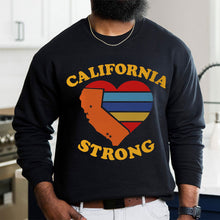 Load image into Gallery viewer, California Strong Heart Shirt - Support for Wildfire Relief Shirts PopCulturePrints
