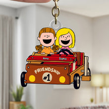 Load image into Gallery viewer, Personalized Friendship Keychain - Celebrate Your Best Friends Keychains PopCulturePrints
