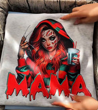 Load image into Gallery viewer, “Spooky Vibes for the Coolest Mom” - Haunted Mama Graphic Shirt Bundle - Personalized Gift for Moms and Grandmas Shirts PopCulturePrints