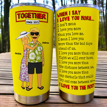 Load image into Gallery viewer, Personalized Valentine's Day Gifts for Couples - Unique Tumbler Designs Tumbler Cup PopCulturePrints