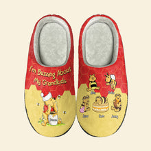 Load image into Gallery viewer, Custom Grandma Slippers with Bear Family Design Shoes PopCulturePrints