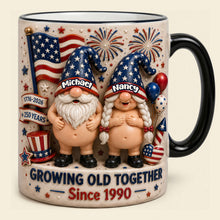 Load image into Gallery viewer, Growing Old Together Magic Coffee Mug - Personalized Gifts for Couples Coffee Mug PopCulturePrints