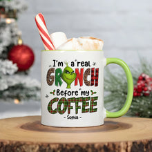 Load image into Gallery viewer, Personalized Grumpy Before Coffee Mug - Christmas Gift for Coffee Lovers Coffee Mug PopCulturePrints