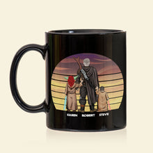 Load image into Gallery viewer, The Dadalorian Personalized Coffee Mug - Unique Dad Gift Coffee Mug PopCulturePrints