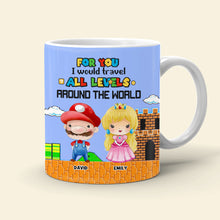 Load image into Gallery viewer, Personalized Couple's Adventure Mug - Game Inspired Design | Valentine's Day Gifts Coffee Mug PopCulturePrints
