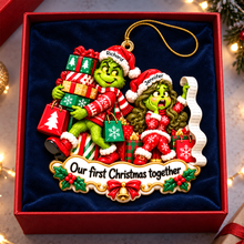 Load image into Gallery viewer, Our First Christmas Together Ornament - Personalized Gift for Couples