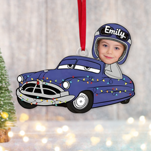 Load image into Gallery viewer, Personalized Kids' Christmas Cartoon Car Ornament Ornament PopCulturePrints