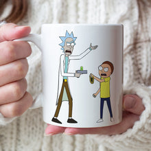 Load image into Gallery viewer, Witty Cartoon Science Mug for Pop Culture Fans Coffee Mug PopCulturePrints