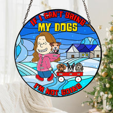 Load image into Gallery viewer, Custom Dog Lover Stained Glass Ornament Ornament PopCulturePrints