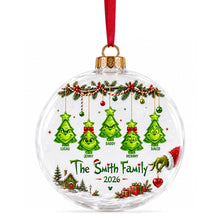 Load image into Gallery viewer, “Cherish Family Moments” - Personalized Christmas Ornament - Perfect Custom Gift for Family, Friends & Loved Ones