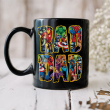 Load image into Gallery viewer, Superhero Dad Personalized Coffee Mug Coffee Mug PopCulturePrints