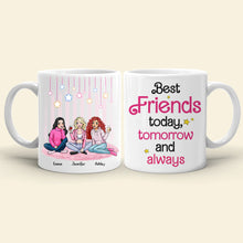 Load image into Gallery viewer, Personalized Best Friends Forever Coffee Mug Coffee Mug PopCulturePrints