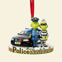 Load image into Gallery viewer, Personalized Police Ornament - A Unique Christmas Gift for Police Officers Ornament PopCulturePrints