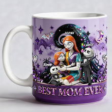 Load image into Gallery viewer, "Best Mom Ever" - Spooky Queen Family Coffee Mug - Personalized Gift for Moms, Grandmas and More Coffee Mug PopCulturePrints