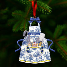 Load image into Gallery viewer, Cooking Up Memories: Personalized Baking Apron Ornament - Ideal Gift for Cooking Lovers Ornament PopCulturePrints