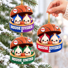 Load image into Gallery viewer, House United Dumpling Couple Ornament - Personalized Gifts For Sport Lover Couple Christmas Ornament 04HUQN131026 Ornament PopCulturePrints