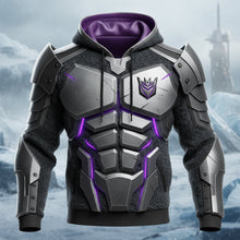 Load image into Gallery viewer, "Unleash Your Inner Hero with Cyber Armor!" - 3D Hoodie, Personalized Gift for Superhero Fans, Gamers, and Holiday Celebrations AOP Products PopCulturePrints