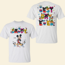 Load image into Gallery viewer, “Best Dad Ever” – Personalized Dad Shirt | Special Gift for Dads, Grandfathers, and More Shirts PopCulturePrints