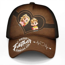 Load image into Gallery viewer, Proud Father Of A Few Dumb Kids - Personalized Classic Cap Classic Cap PopCulturePrints
