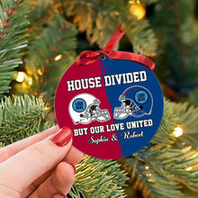 Load image into Gallery viewer, Personalized American Football Lovers' Christmas Ornament Ornament PopCulturePrints