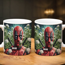 Load image into Gallery viewer, Custom Weed Lover Coffee Mug with Hero Design Coffee Mug PopCulturePrints