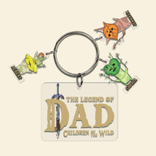 Load image into Gallery viewer, Personalized Legend of Dad Keychain - Custom Gifts for Father’s Day Keychains PopCulturePrints