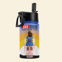 Load image into Gallery viewer, Personalized Superhero Kid Tumbler - Higher, Further, Faster Kid Tumbler PopCulturePrints