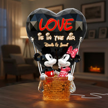 Load image into Gallery viewer, Love is in the Air - Cute Balloon Couple Light Box - Personalized Gifts For Couples Light Box PopCulturePrints