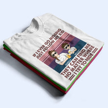 Load image into Gallery viewer, If I Ever Go Missing Just Follow My Kids - Personalized T-Shirt for Moms & Grandmas T-shirt PopCulturePrints