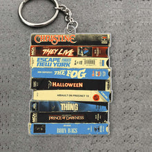 Load image into Gallery viewer, Vintage Horror Film Collection Keychain - Perfect Gift for Movie Buffs Keychains PopCulturePrints