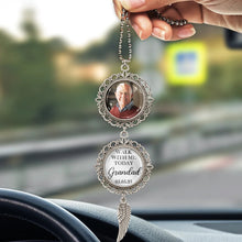 Load image into Gallery viewer, “Walk With Me Today, Dad” - Personalized Photo Pendant Charm for Graduation & Memorial Pendant Charm PopCulturePrints