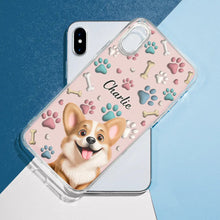 Load image into Gallery viewer, "Celebrate Your Love for Pups!" - Dog Mom & Dog Dad Custom 3D Inflated Effect Printed Phone Case - Perfect Gift for Pet Lovers Clear Phone Case PopCulturePrints
