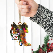 Load image into Gallery viewer, Custom Christmas Ornament for Horse Enthusiasts Ornament PopCulturePrints