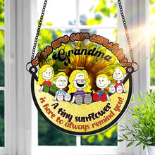 Load image into Gallery viewer, You are our sunshine, Grandma - Personalized Hanging Suncatcher Gift for Grandma Ornament PopCulturePrints
