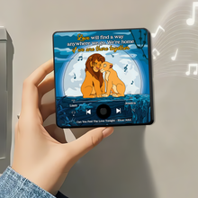 Load image into Gallery viewer, Personalized Lion Couple Magnet for Cartoon & Music Lovers - Valentine's Day Gifts Fridge Magnet PopCulturePrints