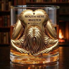 Load image into Gallery viewer, Master Round Glass - A Fun and Unique Personalized Gift for Him Glass PopCulturePrints