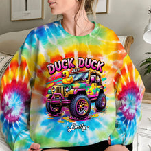 Load image into Gallery viewer, Personalized Duck Duck Off-road Adventure Shirt - Custom Name AOP Products PopCulturePrints