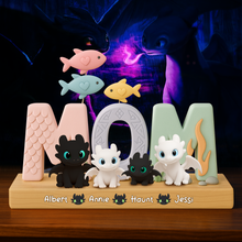 Load image into Gallery viewer, "Celebrate Love with Custom Fun - Enchanted Mom Acrylic Plaque, Personalized Gift for Mom, Grandma, and More!" Shaped Plaques PopCulturePrints