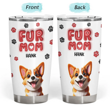 Load image into Gallery viewer, “For the Love of Dogs” - Personalized Tumbler for Dog Moms Tumbler PopCulturePrints