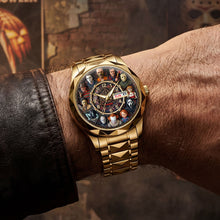 Load image into Gallery viewer, Embrace the Darkness: Horror Lover Men's Watch - Personalized Gifts for Horror Fans Men's Watch PopCulturePrints