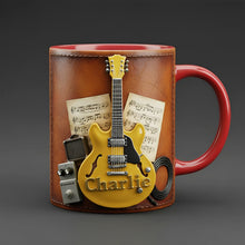 Load image into Gallery viewer, Strum Your Morning Right - Personalized Guitar Mug for Music Lovers Coffee Mug PopCulturePrints